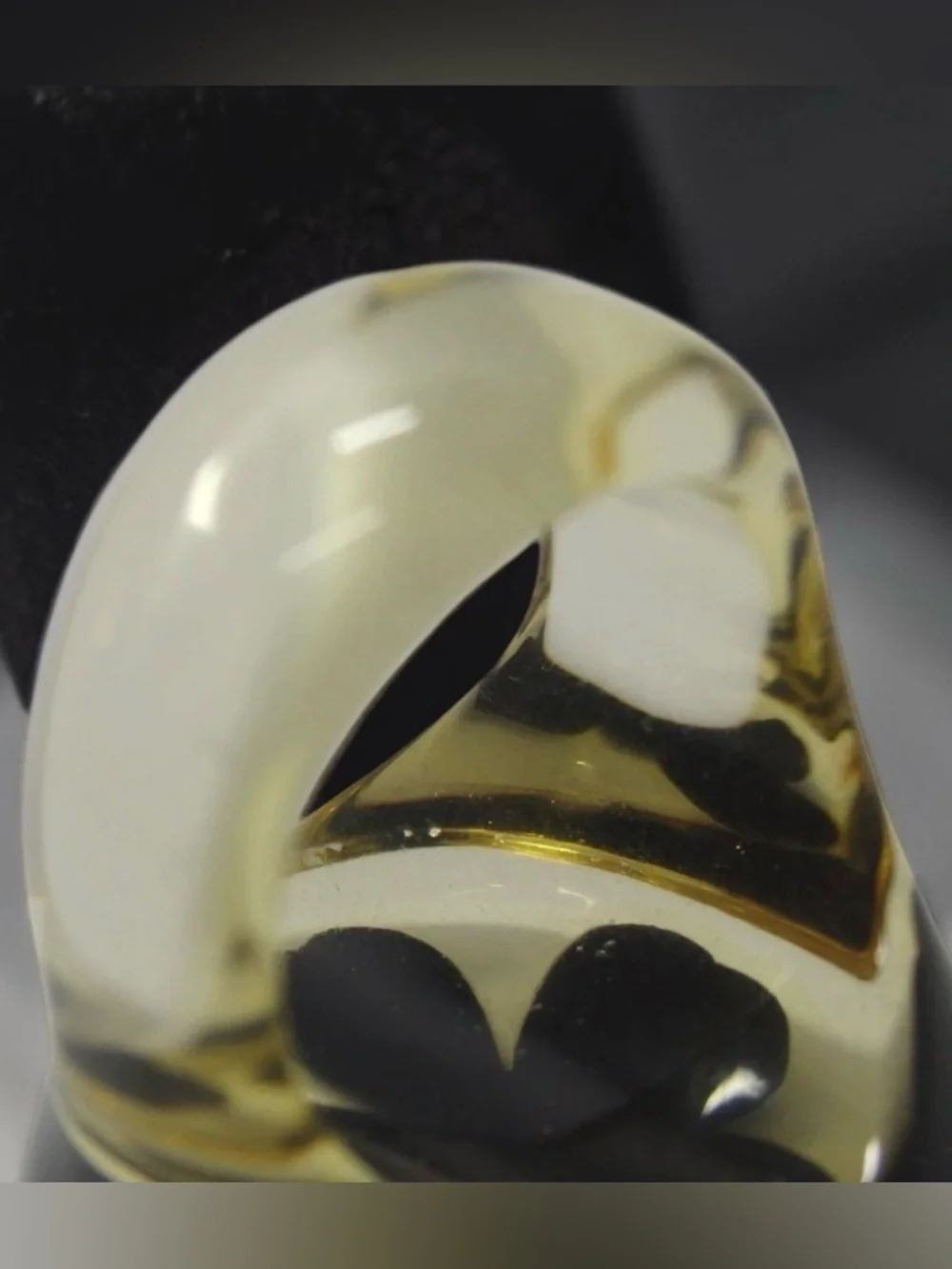 CHANEL Coco Mark Plastic Ring 😍❤️ - Picture 12 of 14